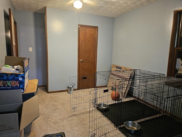 22182 County Road 288, Pittsburg, MO 65724 - interior space featuring baseboards and a ceiling fan
