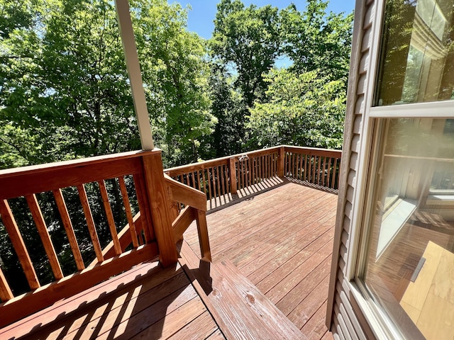1207 Ledgestone Cir, Branson West, MO 65737 - view of wooden terrace