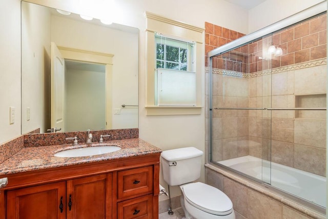 903 Silver Bluff Cir, Branson West, MO 65737 - full bath featuring tiled shower / bath, toilet, and vanity