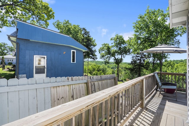 305 Cliff Dr, Branson, MO 65616 - view of wooden terrace