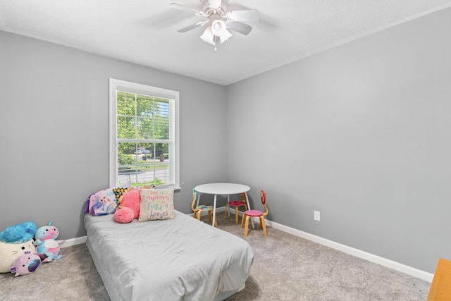 3645 S Ridgecrest Ave, Springfield, MO 65807 - carpeted bedroom featuring baseboards and ceiling fan