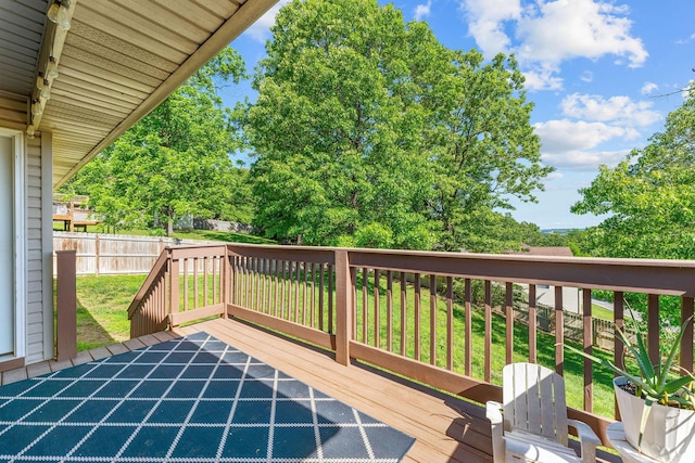 181 Rosewood Ln, Branson, MO 65616 - view of wooden terrace