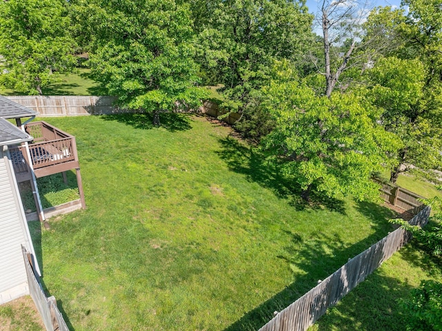 181 Rosewood Ln, Branson, MO 65616 - view of yard with a wooden deck