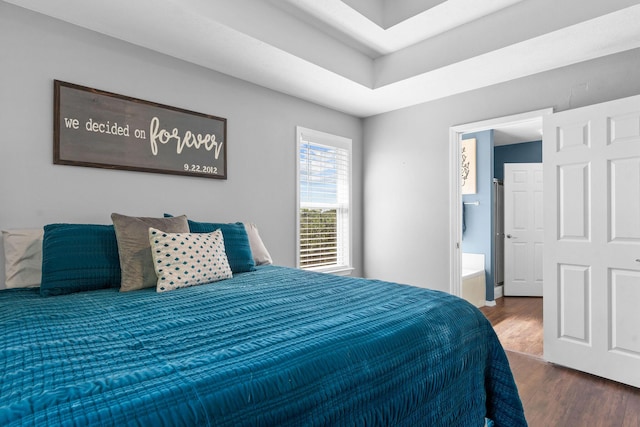 181 Rosewood Ln, Branson, MO 65616 - bedroom with wood finished floors and baseboards