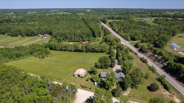 4095 Bell Springs Rd, Marshfield, MO 65706 - aerial view of property's location with a forest