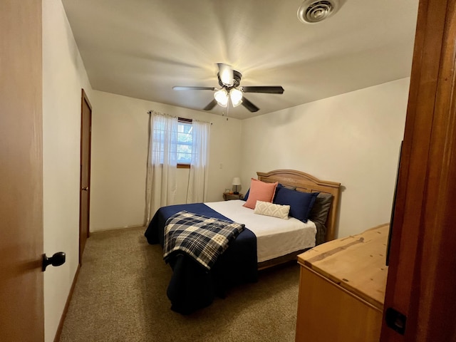 21937 Lake Rd Unit M12, Cassville, MO 65625 - bedroom featuring dark colored carpet and a ceiling fan