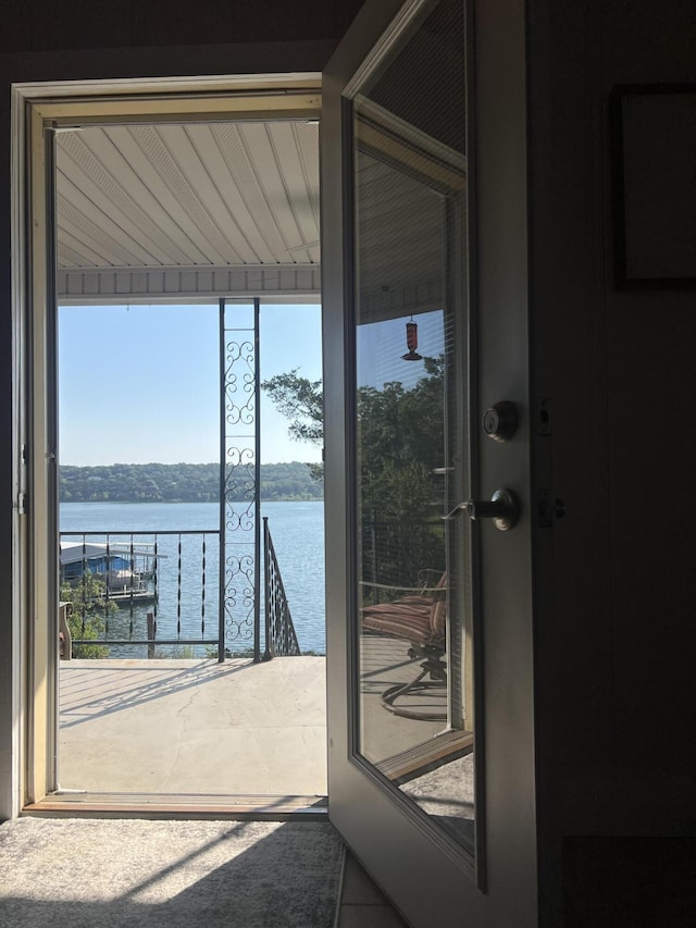 21937 Lake Rd Unit M12, Cassville, MO 65625 - entryway with a water view