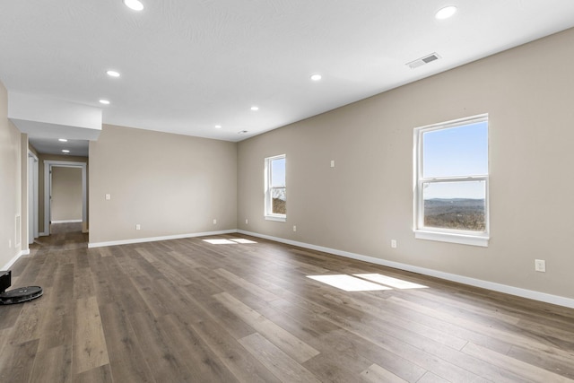 1186 Emory Creek Blvd, Branson, MO 65616 - empty room with recessed lighting, baseboards, and wood finished floors