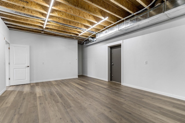 1186 Emory Creek Blvd, Branson, MO 65616 - finished basement with wood finished floors and baseboards