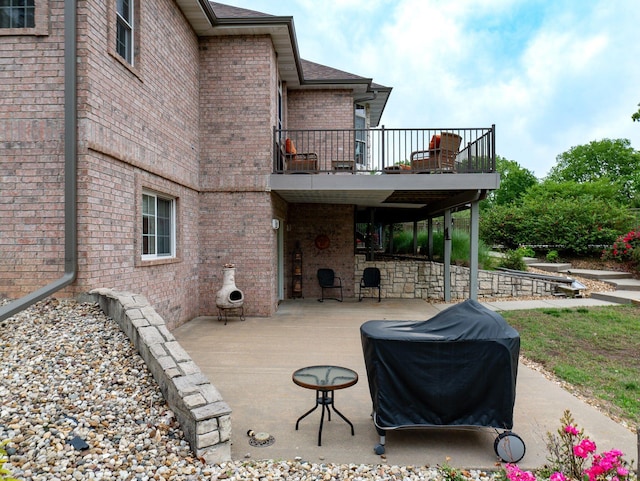 4266 S 94th Rd, Bolivar, MO 65613 - view of patio / terrace with a balcony