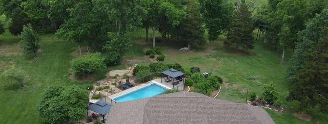 4266 S 94th Rd, Bolivar, MO 65613 - aerial view of property's location with a pool area