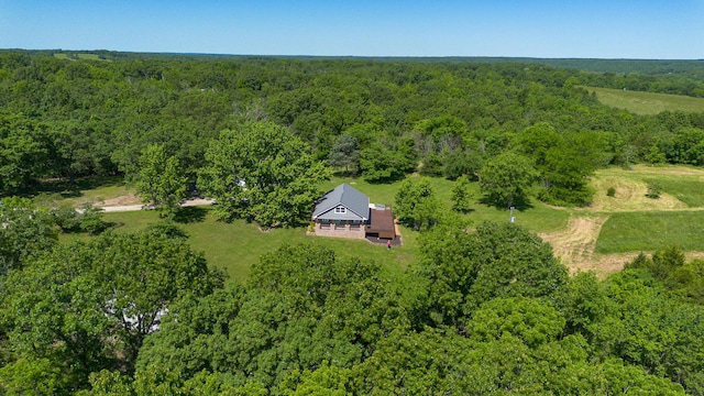 439 Union Chapel Rd, Fordland, MO 65652 - view from above of property with a forest