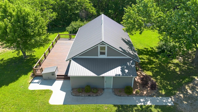 439 Union Chapel Rd, Fordland, MO 65652 - view from above of property