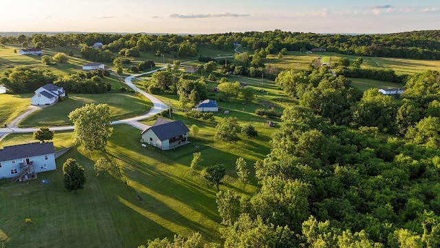 5116 S 165th Rd, Bolivar, MO 65613 - overview of rural landscape