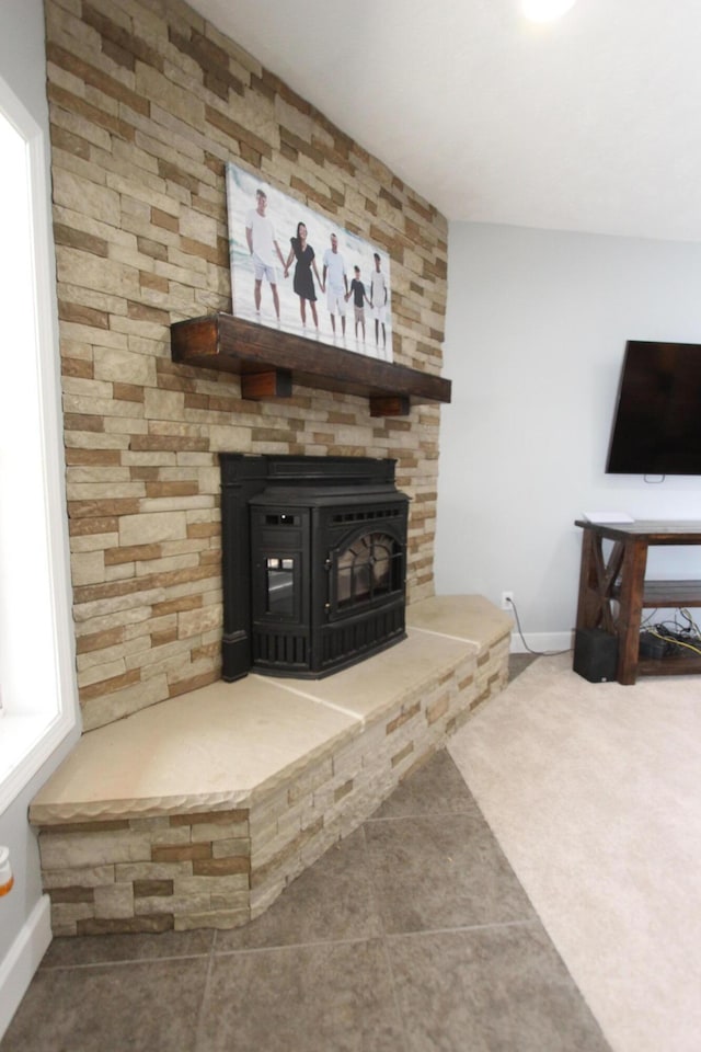 2362 Hazelwood Rd, Seymour, MO 65746 - detailed view of baseboards and a wood stove