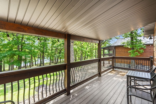 26 Cave Ln Unit 10, Indian Point, MO 65616 - view of deck