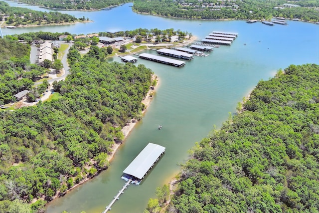 24 Village Trl Unit 13-2, Branson, MO 65616 - bird's eye view of a large body of water and a forest