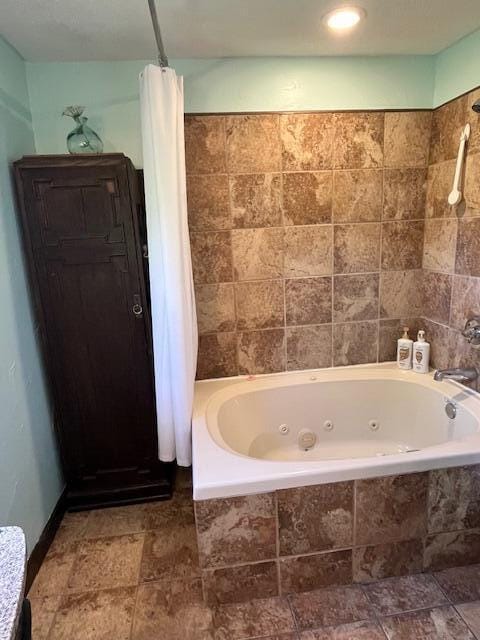 530 Taneycomo Hill Dr, Hollister, MO 65672 - bathroom featuring a combined bath / shower with jetted tub