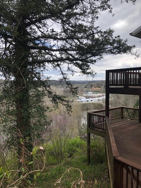 530 Taneycomo Hill Dr, Hollister, MO 65672 - view of yard featuring a wooden deck