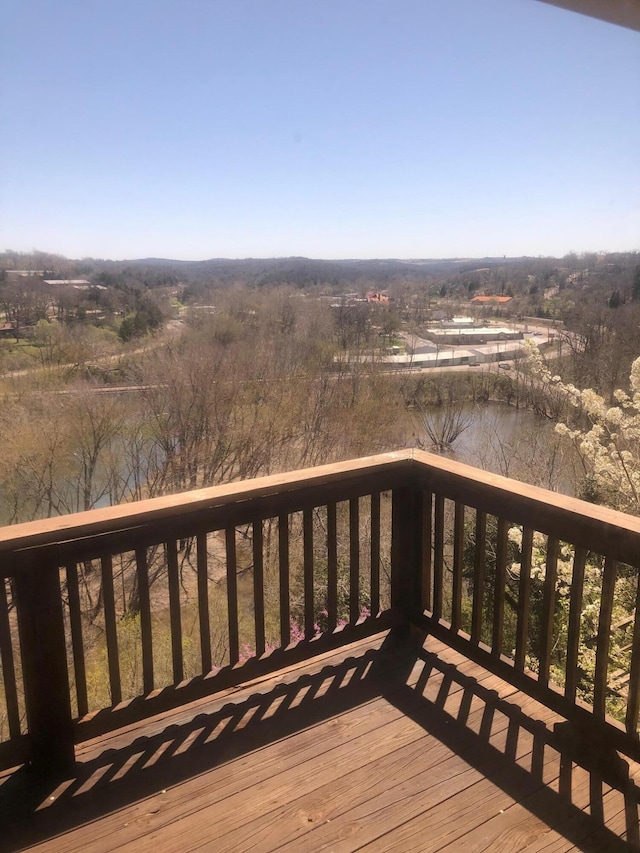 530 Taneycomo Hill Dr, Hollister, MO 65672 - view of wooden terrace