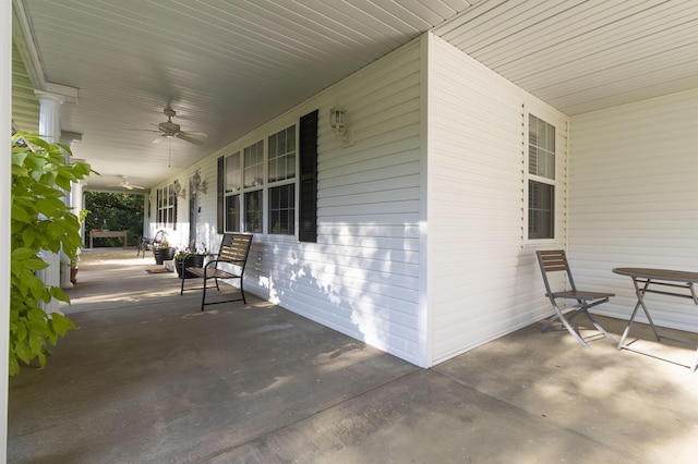 150 Licaria Rd, Ozark, MO 65721 - porch featuring ceiling fan