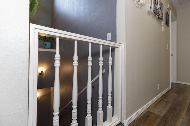 150 Licaria Rd, Ozark, MO 65721 - stairs with wood finished floors and baseboards