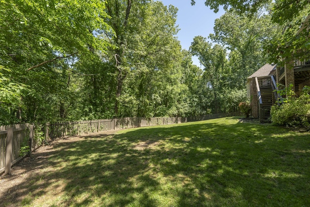3262 S Thornridge Dr, Springfield, MO 65809 - view of yard with stairway