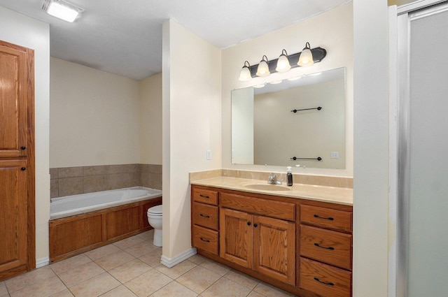 259 Aven Ave, Sparta, MO 65753 - bathroom with tile patterned flooring, a bath, and vanity