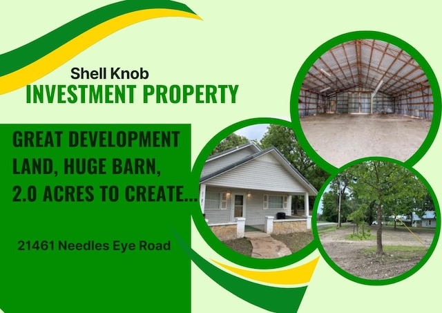 21461 Needles Eye Rd, Shell Knob, MO 65747 - view of marketing collateral with multiple images