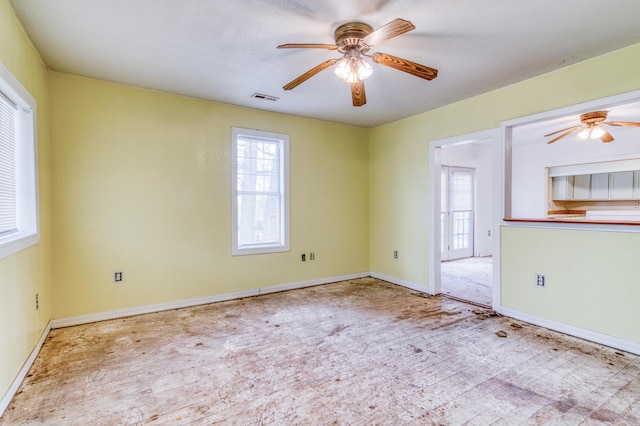21461 Needles Eye Rd, Shell Knob, MO 65747 - spare room with a ceiling fan and baseboards