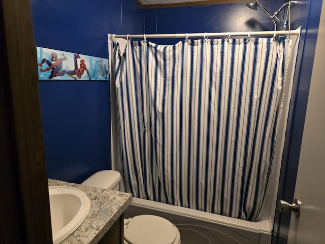 285 Lace Loop, Conway, MO 65632 - full bathroom featuring shower / bathtub combination with curtain, toilet, and vanity