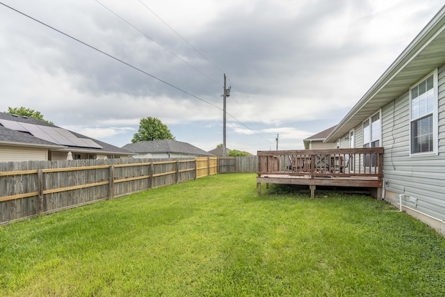 317 Cinnamon Ct, Sparta, MO 65753 - view of yard with a wooden deck