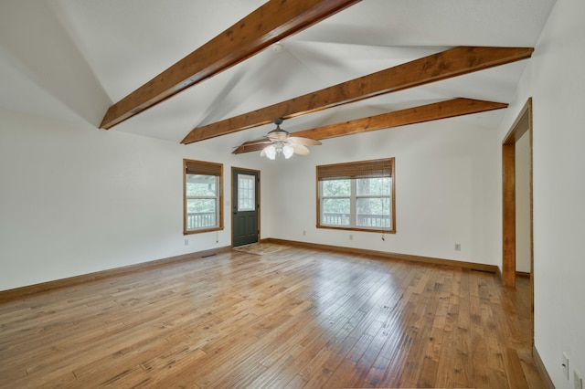 224 Loveland Dr, Rogersville, MO 65742 - unfurnished room featuring ceiling fan, wood-type flooring, and baseboards