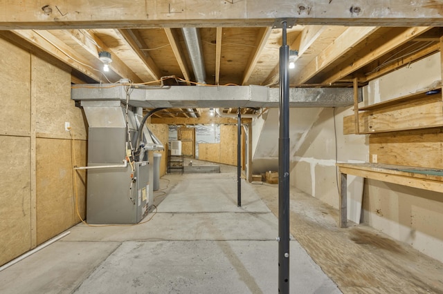 224 Loveland Dr, Rogersville, MO 65742 - unfinished basement with heating unit