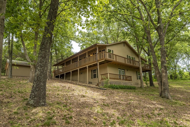224 Loveland Dr, Rogersville, MO 65742 - back of property featuring a deck