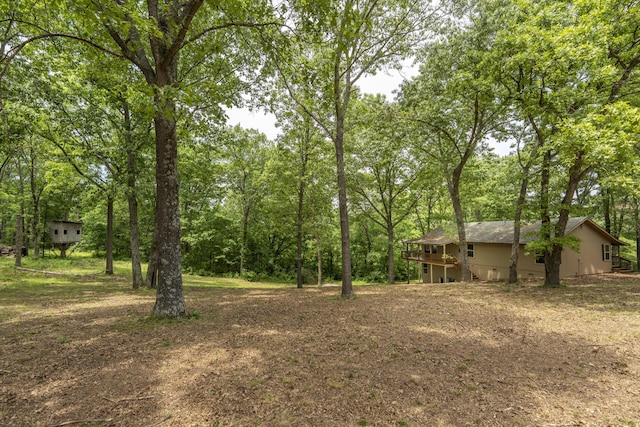 224 Loveland Dr, Rogersville, MO 65742 - view of yard featuring a wooden deck