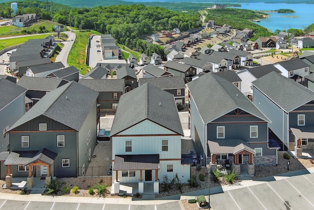 232 Chateau Mountain Hilltop Way, Branson, MO 65616 - aerial view of residential area featuring a nearby body of water