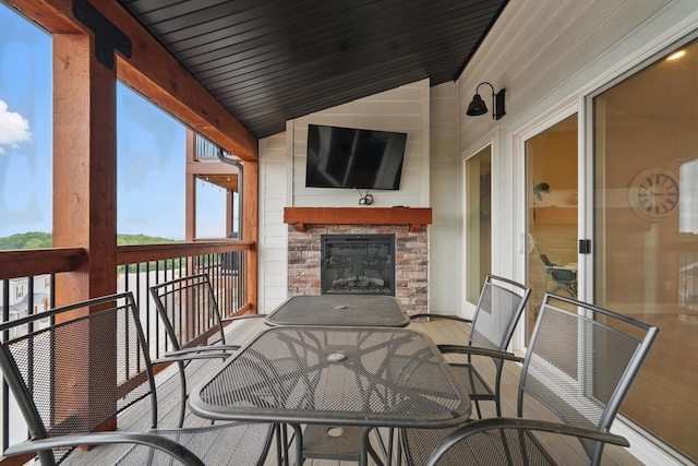 232 Chateau Mountain Hilltop Way, Branson, MO 65616 - deck with outdoor dining area