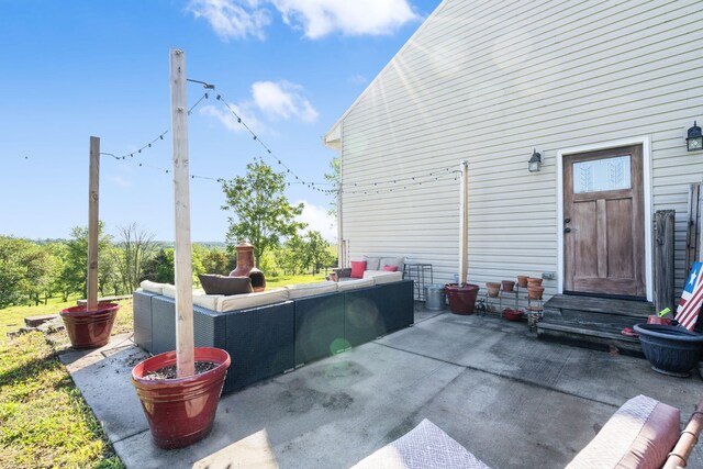 6755 W Farm Rd Unit 194, Republic, MO 65738 - view of patio / terrace with an outdoor living space and entry steps
