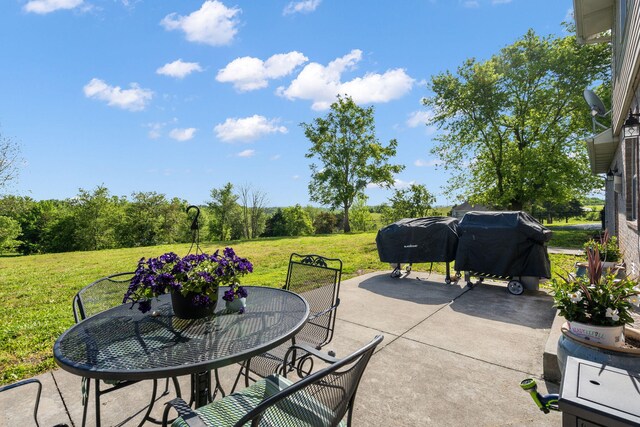 6755 W Farm Rd Unit 194, Republic, MO 65738 - view of patio / terrace with outdoor dining area and area for grilling