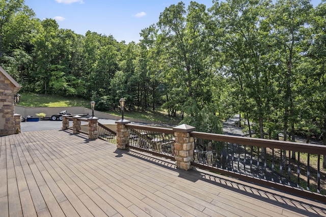 200 Barnes Ln, Branson, MO 65616 - view of wooden terrace