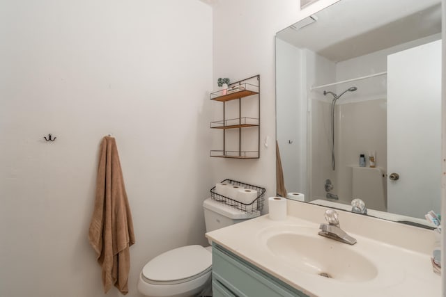 211 Spring Meadows Pkwy, Branson, MO 65616 - full bathroom with toilet, vanity, and a shower