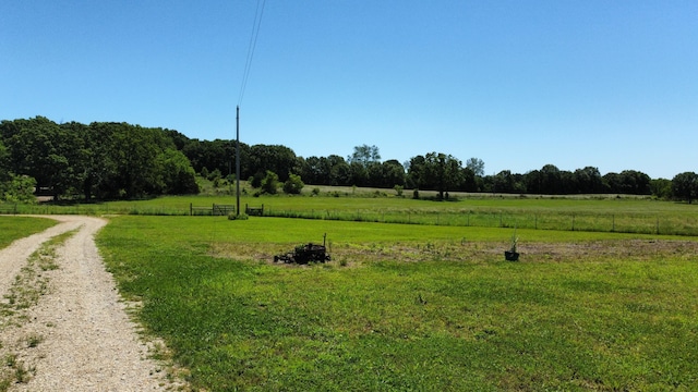 8689 County Road 7110, West Plains, MO 65775 - view of dirt / gravel road with a view of countryside