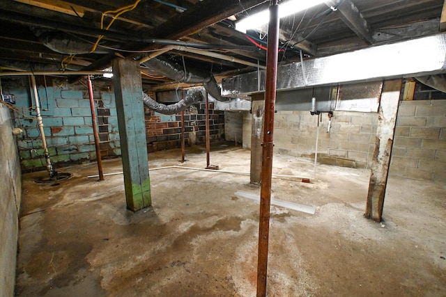 511 C St, Deepwater, MO 64740 - view of unfinished below grade area