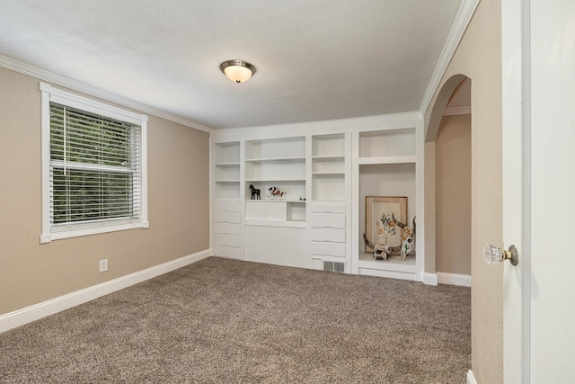 1104 E Buffalo St, Bolivar, MO 65613 - unfurnished bedroom with crown molding, carpet flooring, and baseboards