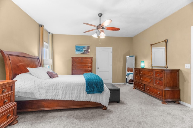 36205 State Highway 413, Crane, MO 65633 - bedroom featuring carpet floors, baseboards, and ceiling fan