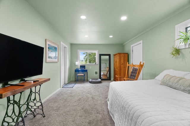 36205 State Highway 413, Crane, MO 65633 - carpeted bedroom with recessed lighting and baseboards
