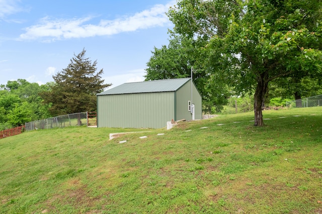 36205 State Highway 413, Crane, MO 65633 - view of yard featuring a pole building and an outbuilding