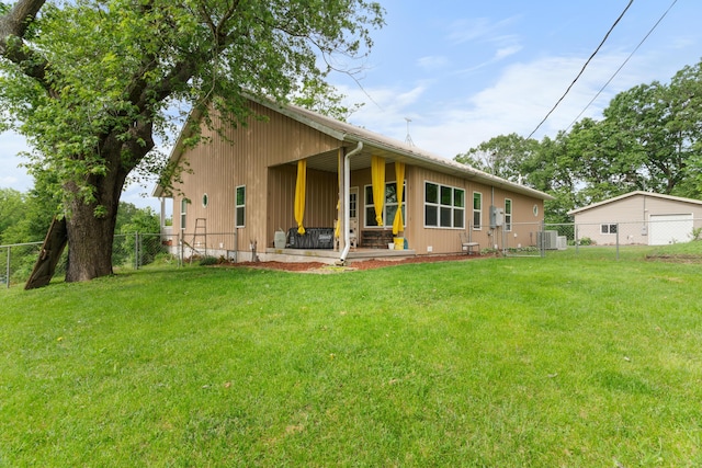 36205 State Highway 413, Crane, MO 65633 - rear view of house featuring cooling unit