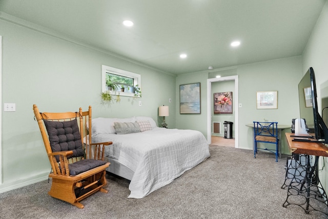 36205 State Highway 413, Crane, MO 65633 - carpeted bedroom with recessed lighting and baseboards